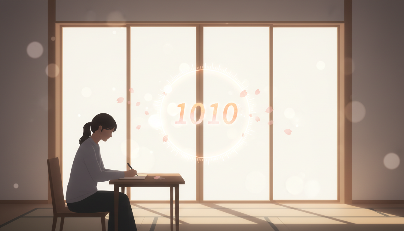 エンジェルナンバー1010の意味と読み解き方｜新しい一歩を後押しする実践ガイド