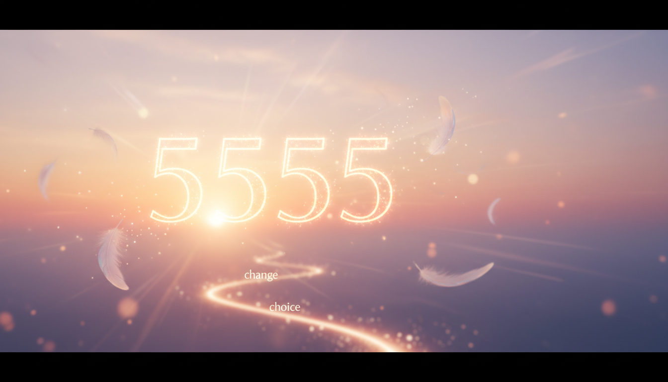 エンジェルナンバー5555の意味と読み解き方｜変化のサインをやさしく受け止める方法