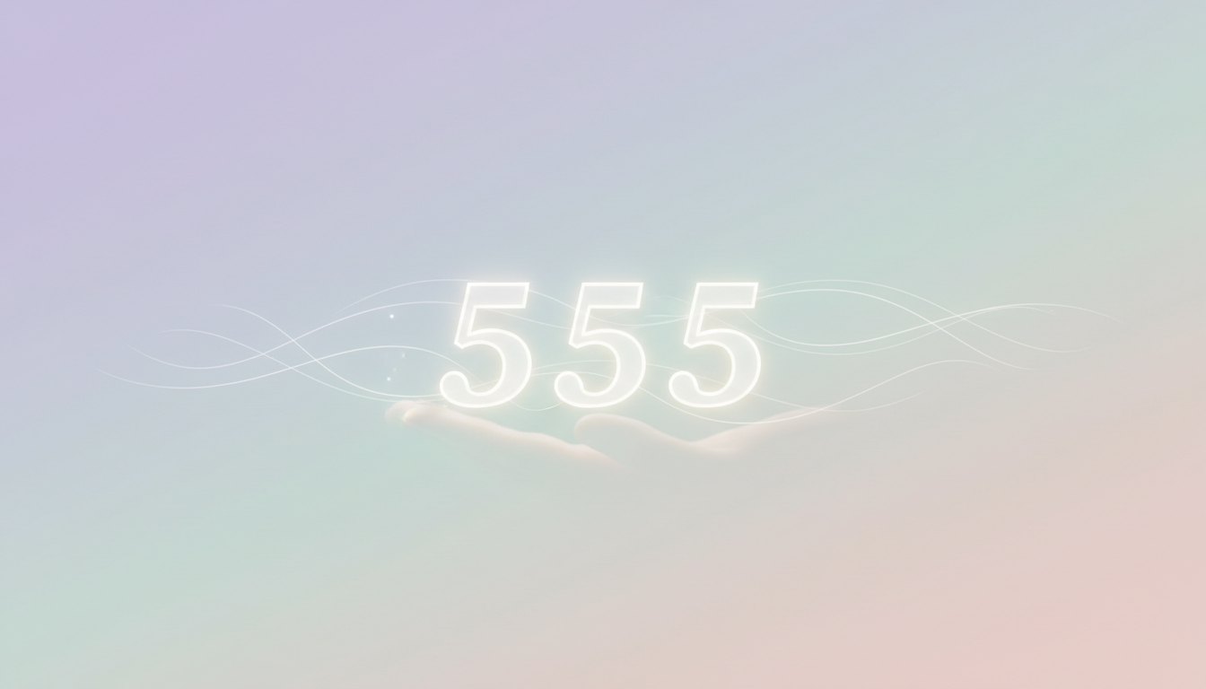 エンジェルナンバー555の意味と読み解き方：変化のサインを優しく受け止めるための実践ガイド