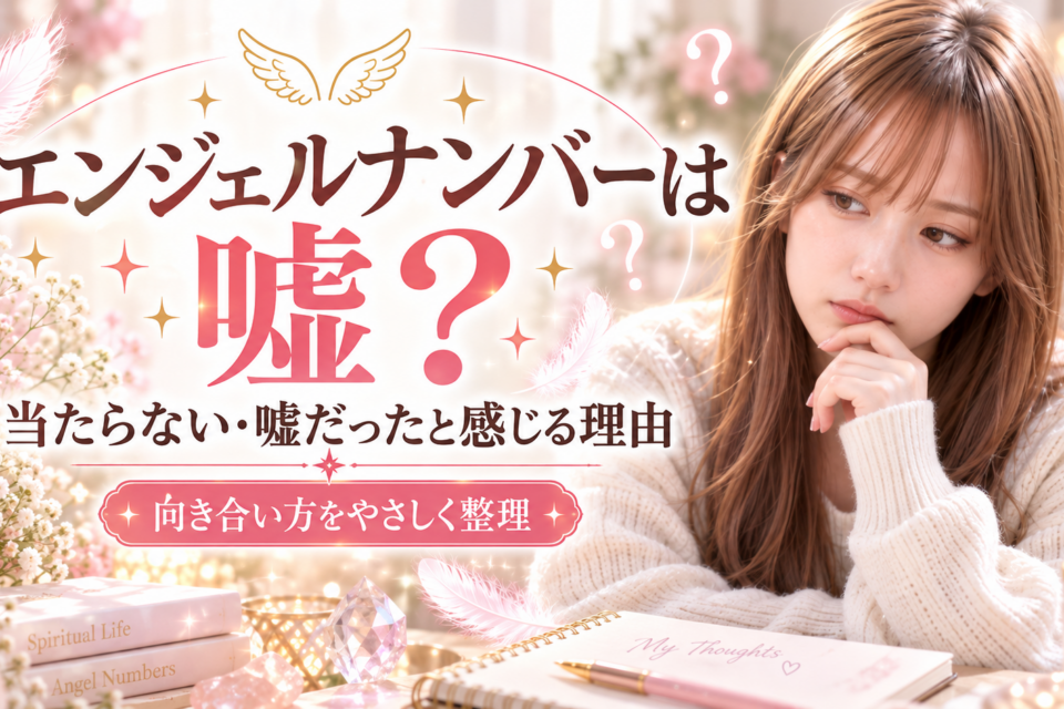 エンジェルナンバーは嘘？