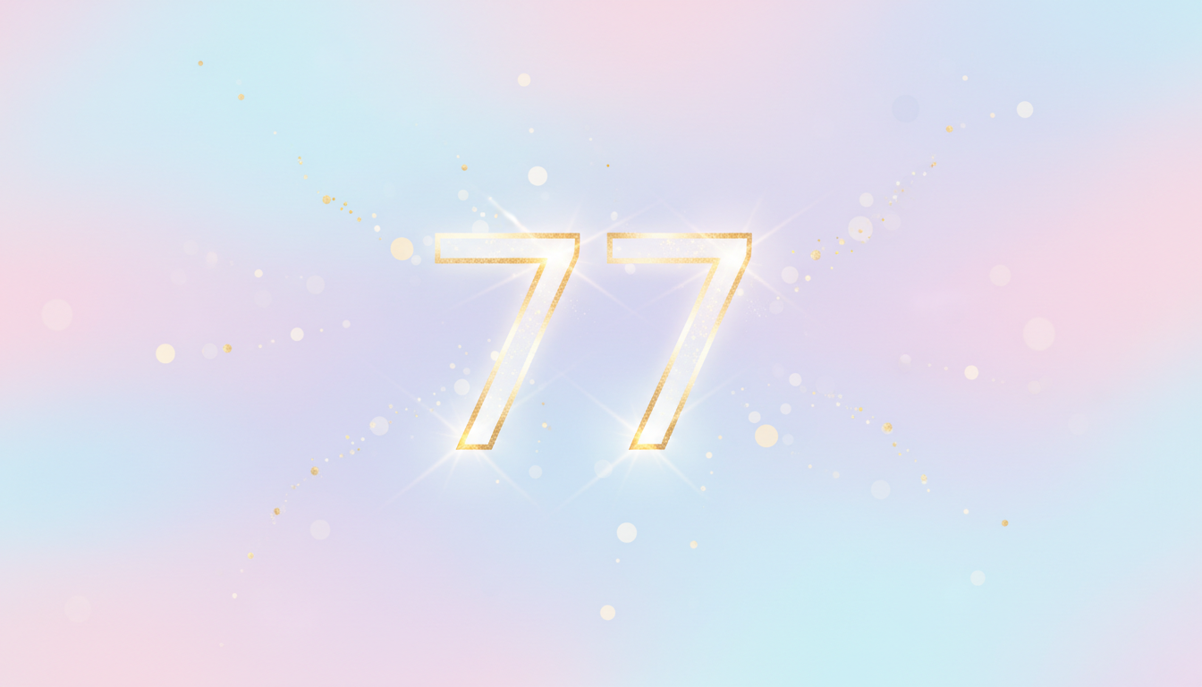 77のエンジェルナンバーが伝える「まもなく」— そのタイミングを受け取り方