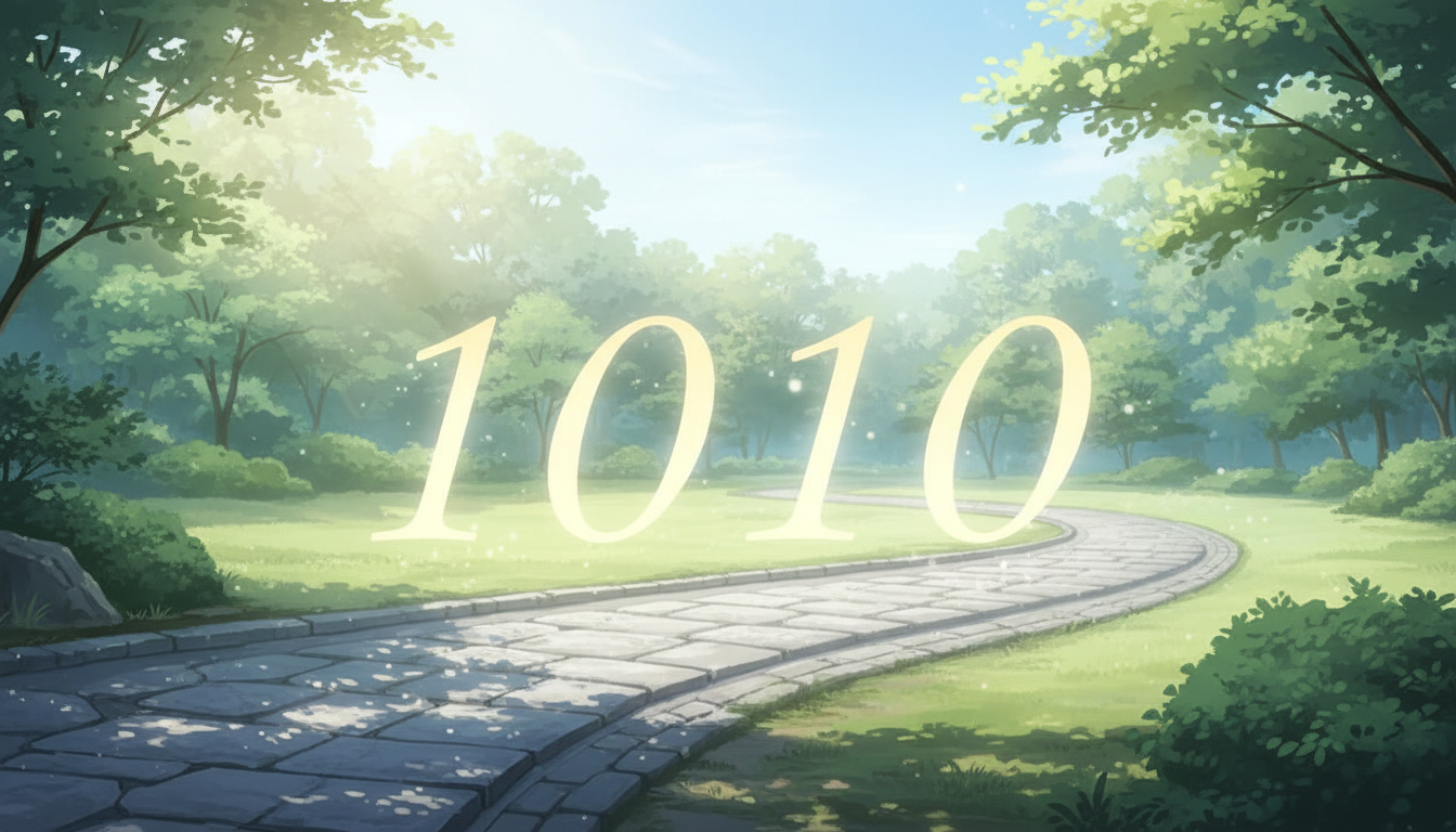 エンジェルナンバー 1010の意味とメッセージ｜「始めるタイミング」を落ち着いて受け取る方法