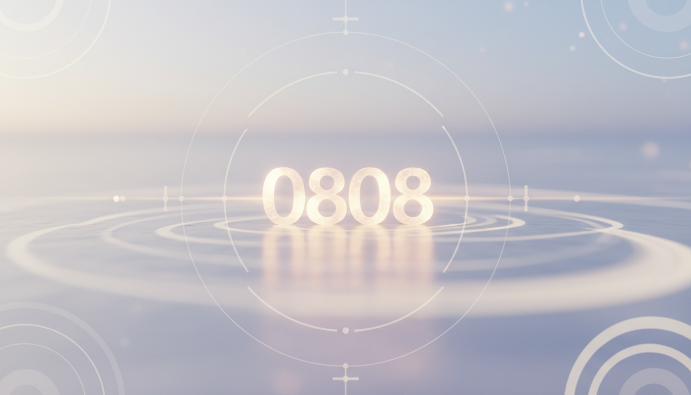 エンジェルナンバー0808の意味｜豊かさと循環のサイン