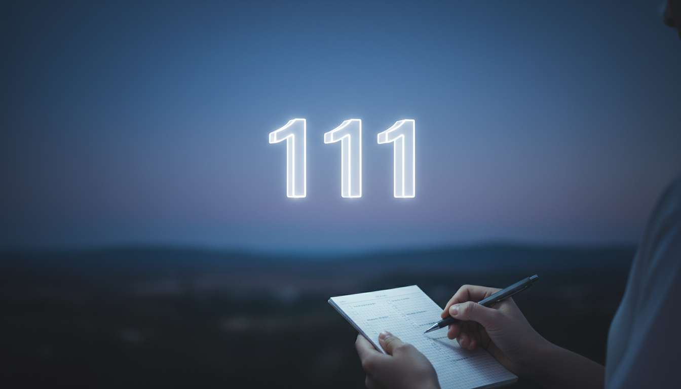 エンジェルナンバー111の「警告的メッセージ」とは？不安なときの見方・対処法