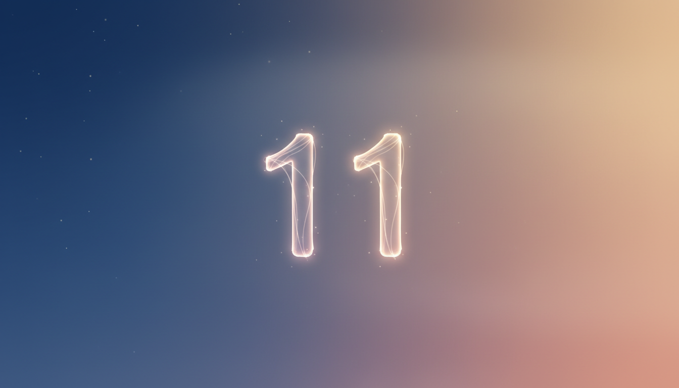 エンジェルナンバー111の意味と受け取り方｜新しい始まりを自分の行動に結びつけるヒント