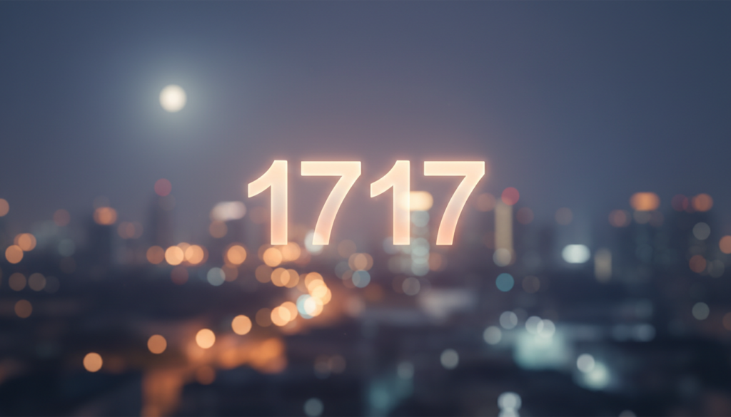 エンジェルナンバー1717の意味｜変化のサインを「今の一歩」に変える方法