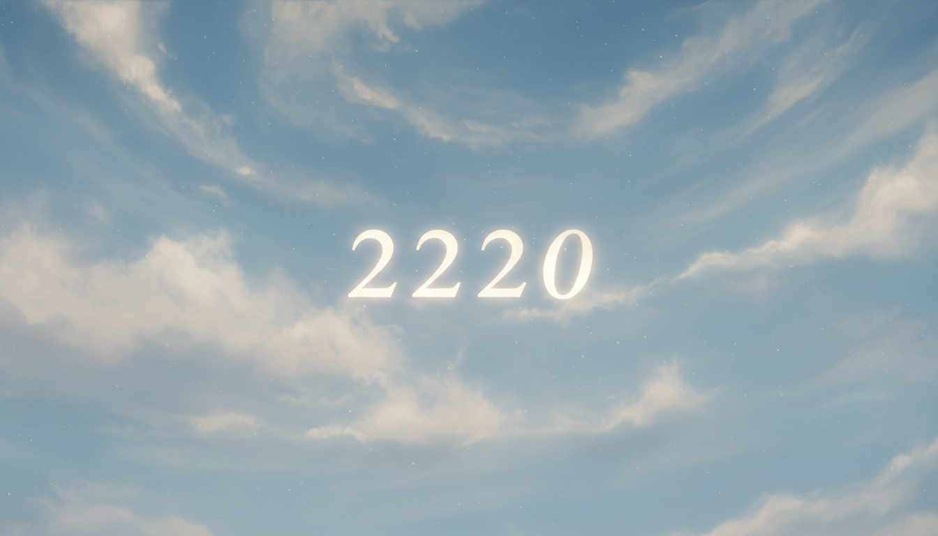 エンジェルナンバー2220の意味とスピリチュアルメッセージ｜バランスと方向性の“スタート”を整える