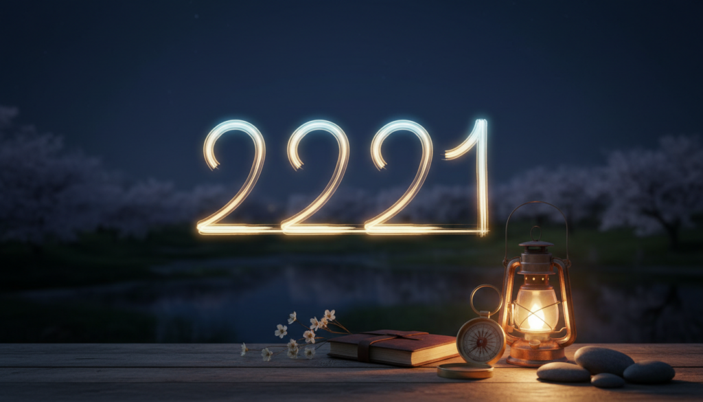 エンジェルナンバー2221の意味｜バランスを整え、次の一歩を始める合図