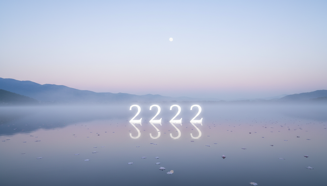 エンジェルナンバー2222の意味と「警告」と言われるときの注意点｜不安を整理する読み方