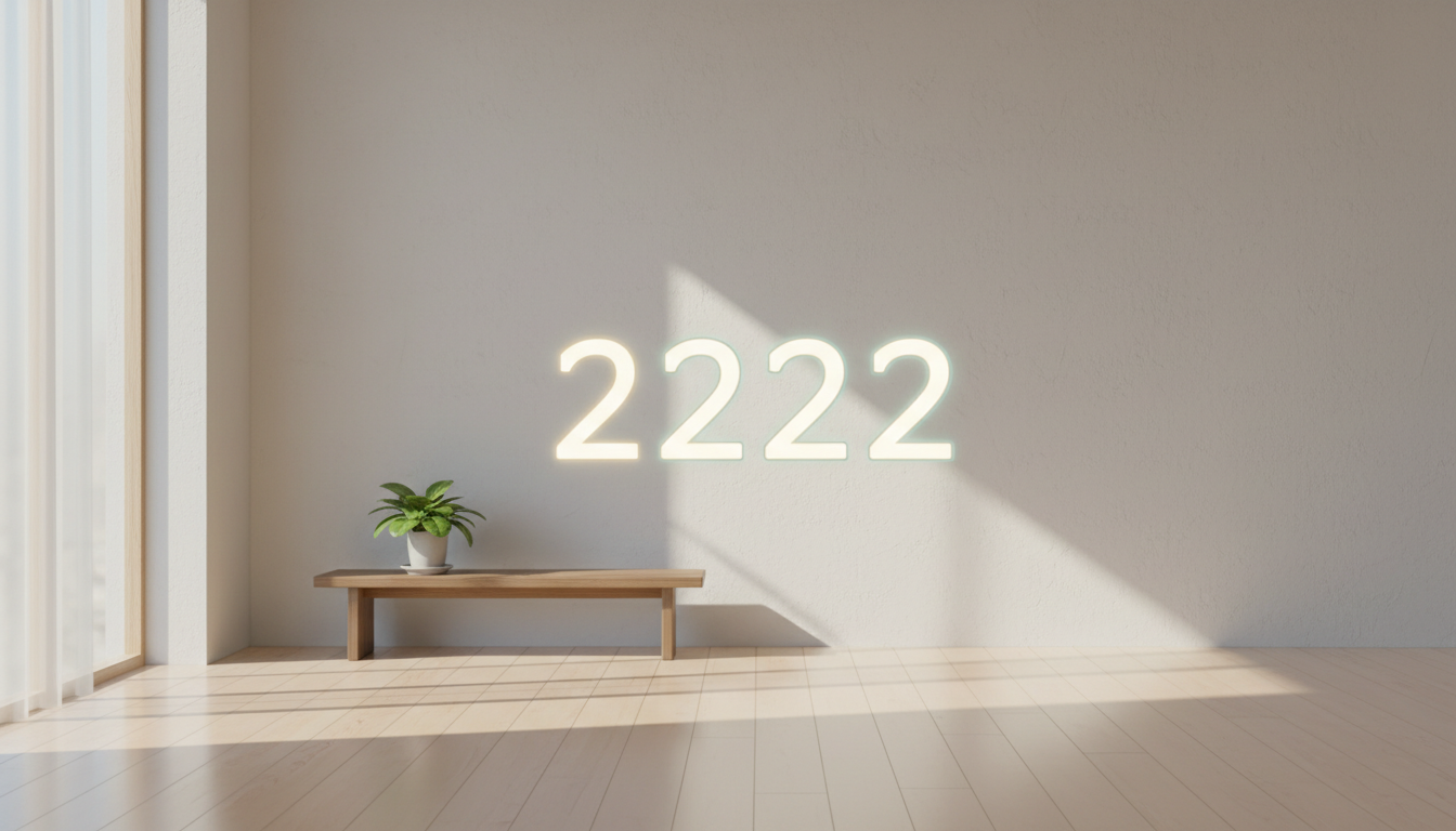 エンジェルナンバー2222の意味とは？前向きに受け取るためのヒント