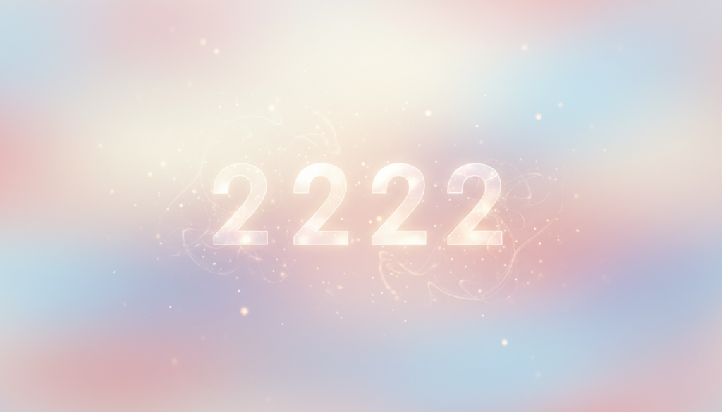 エンジェルナンバー2222は片思いで何を示す？見えやすいサインと行動のヒント