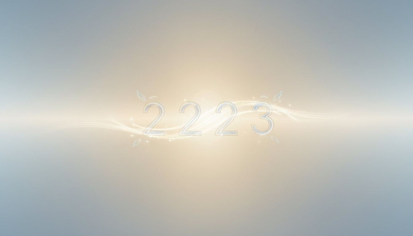エンジェルナンバー2223の意味 — 調和と前進のサイン