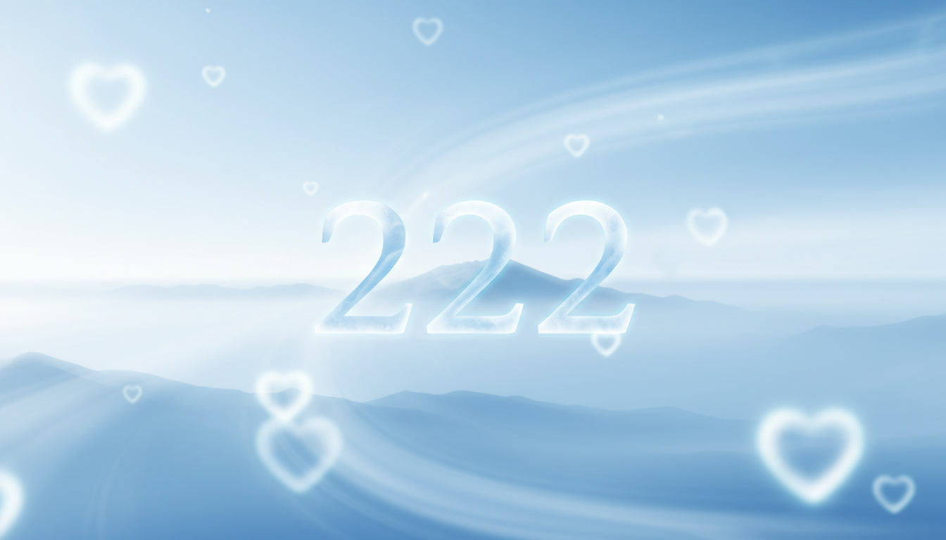 エンジェルナンバー222とツインレイの意味｜「調和」と「約束」を見直すサインの読み方