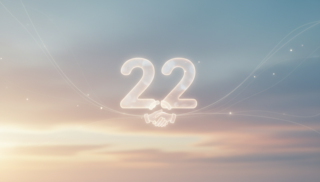 エンジェルナンバー22の意味｜信頼と協力のサイン