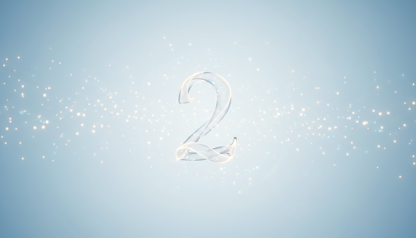 エンジェルナンバー2の意味と人間関係のサイン｜「調和」と「パートナーシップ」を読み解く
