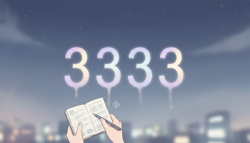 エンジェルナンバー3333 恋愛：メッセージの受け取り方と行動のヒント