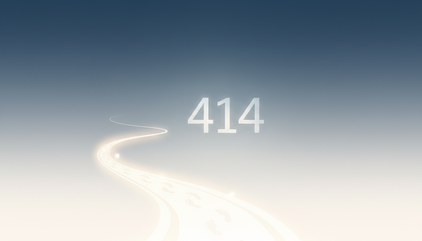 エンジェルナンバー414が伝えること｜「始める力」と「整えるタイミング」