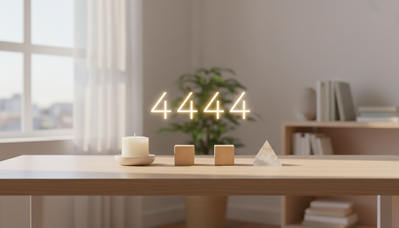 エンジェルナンバー4444の意味とメッセージ｜安定の合図として“今の土台”を整える
