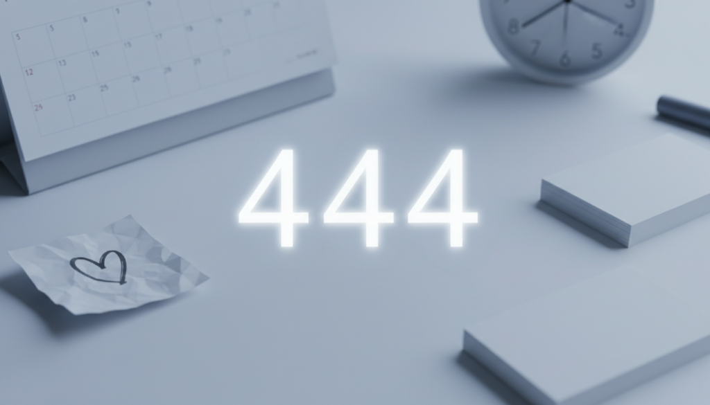 エンジェルナンバー444の意味｜仕事・恋愛での読み解き方