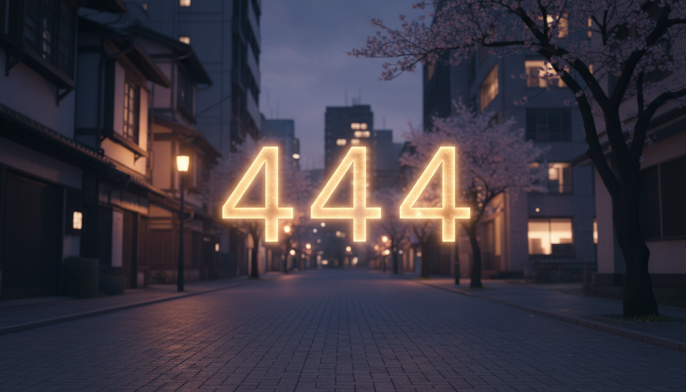 エンジェルナンバー444の意味｜安心のサインとして読み解くための見方