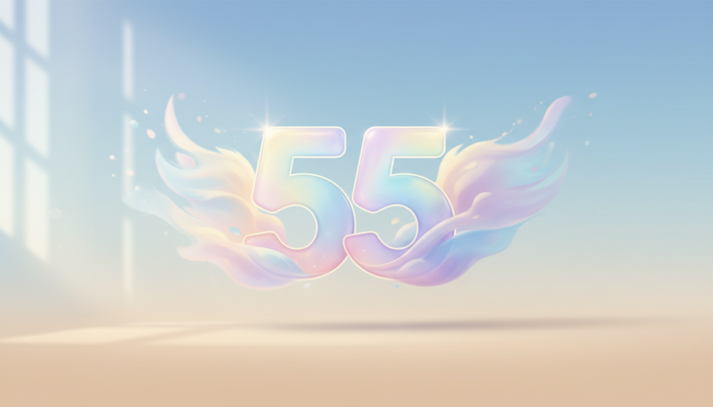 エンジェルナンバー55の意味｜自由と変容のメッセージ