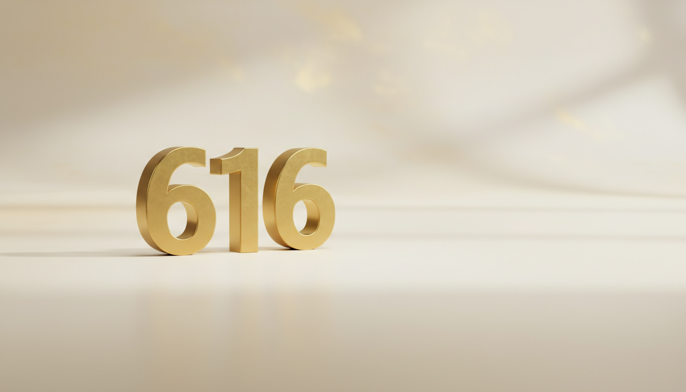 エンジェルナンバー616の意味｜スタートダッシュに向けた恋愛・選択・サポートのメッセージ