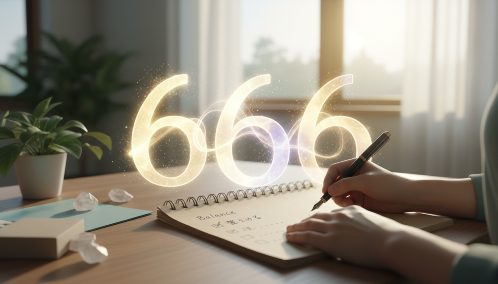 エンジェルナンバー666の意味とメッセージ｜「警告」と感じたときの整え方