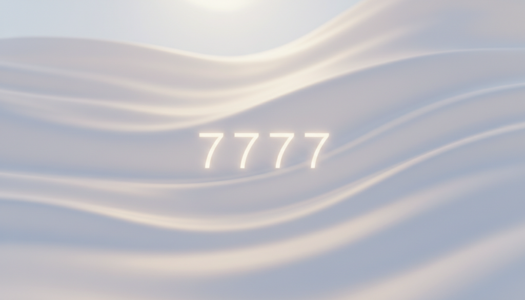 エンジェルナンバー7777が示すツインレイの兆し——焦らず、成長に視点を向ける読み方