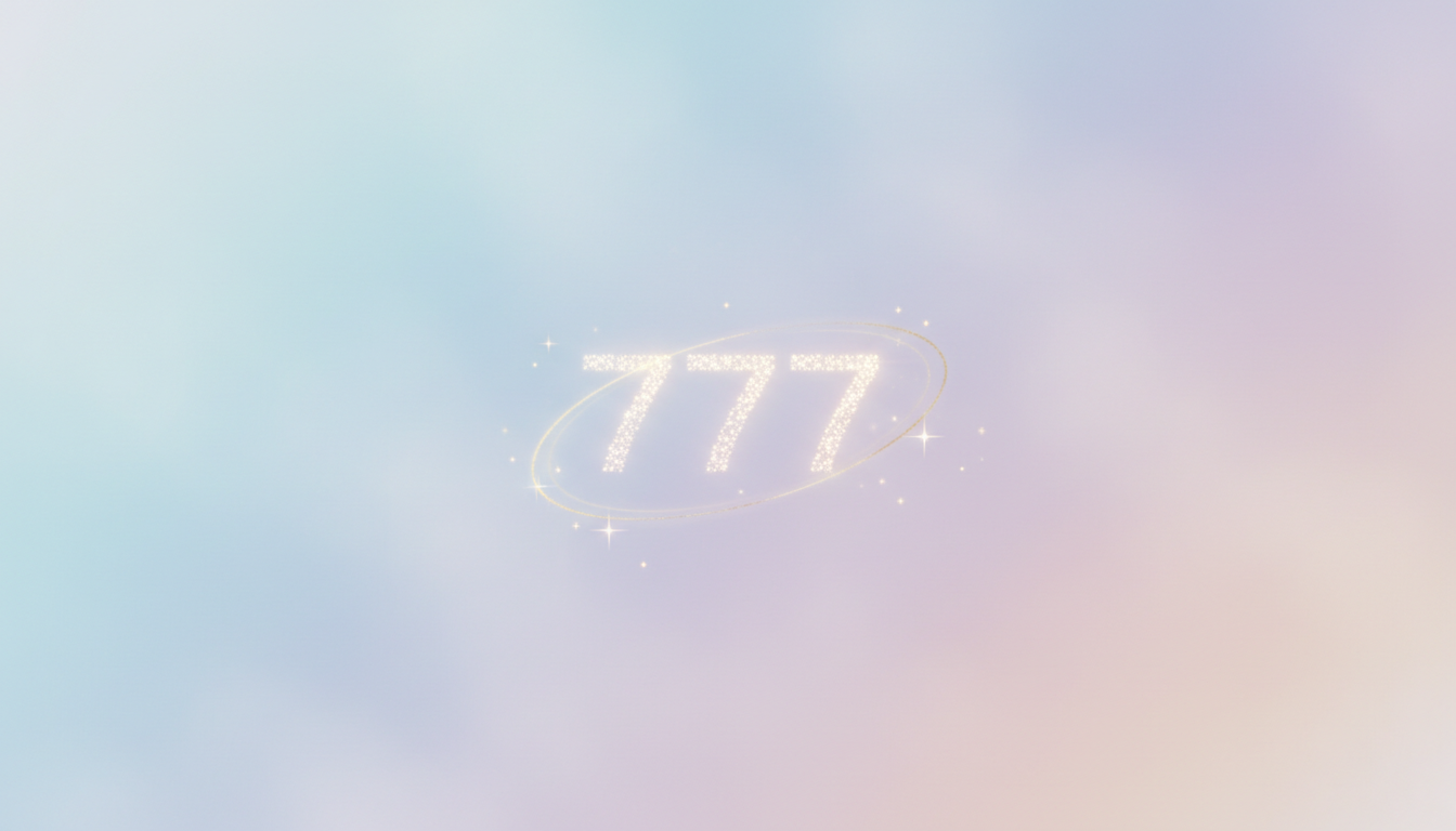エンジェルナンバー777の意味とスピリチュアルな示唆｜直感を味方に「次の一歩」を考える