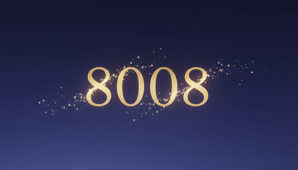 エンジェルナンバー8008の意味｜メッセージと注意点（スタートダッシュの合図として）