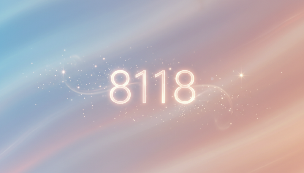 エンジェルナンバー8118の意味と読み解き方｜見かけたときに最初に確認したいこと
