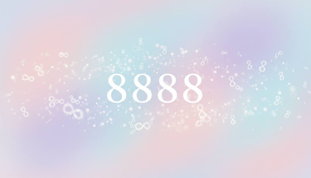 エンジェルナンバー8888が示す意味とは？「豊かさ」と「循環」をスタートの合図として読む