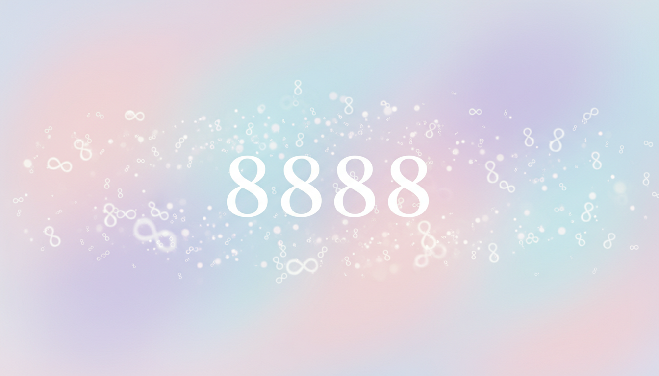 エンジェルナンバー8888が示す意味とは？「豊かさ」と「循環」をスタートの合図として読む