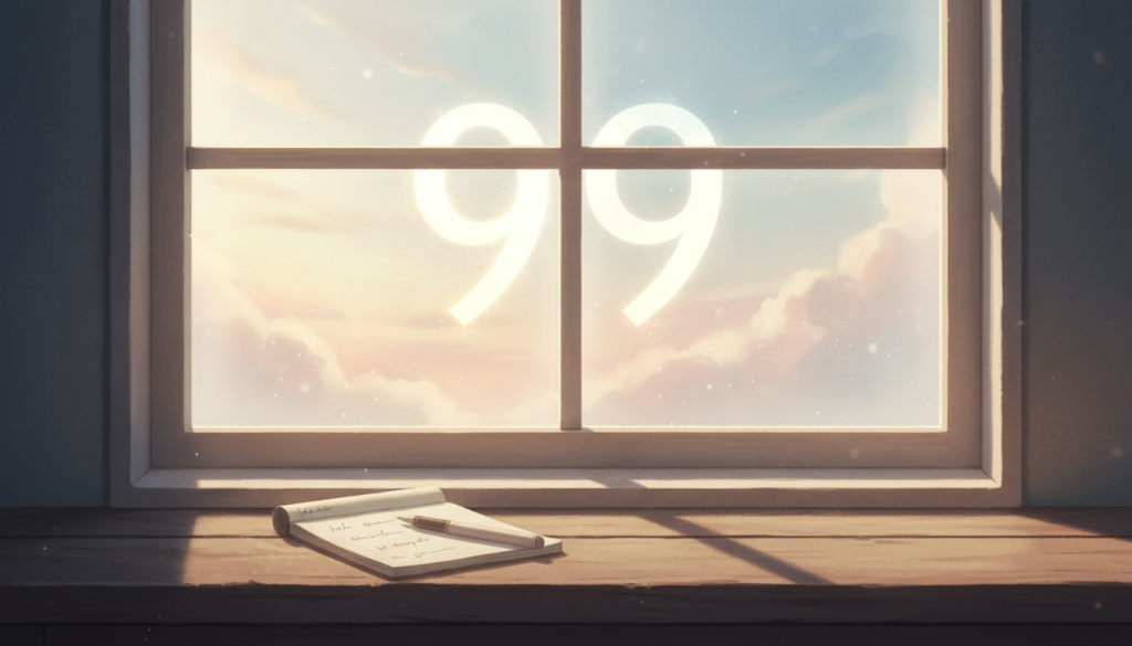 エンジェルナンバー99の意味と心の準備｜完了から次の一歩へ進むためのヒント
