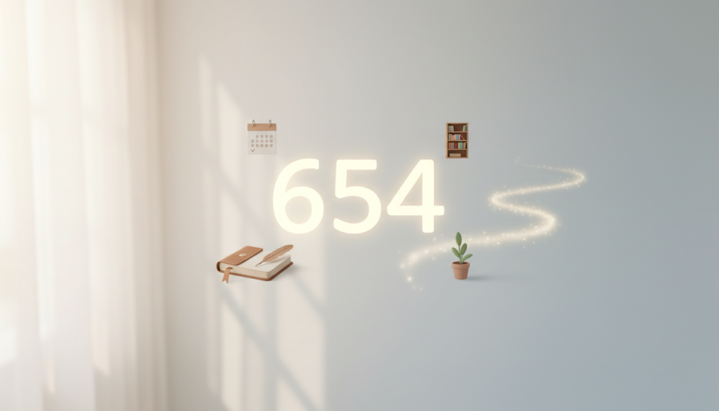 エンジェルナンバー「654」の意味｜変化のメッセージを“前進”につなげる考え方