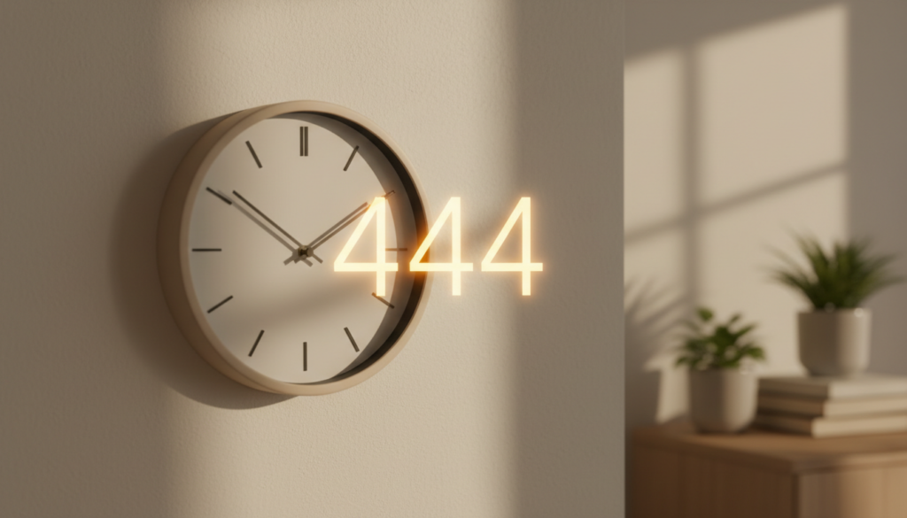 エンジェルナンバー「時計の444」って何？意味の考え方と状況別の受け取り方
