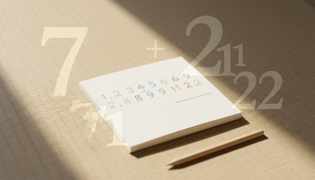 エンジェルナンバーの計算方法｜数字の合算と読み解き方（初心者向け）