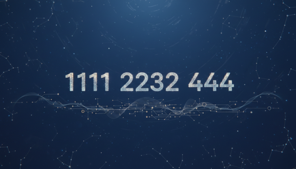 四桁のエンジェルナンバーとは？意味の読み解き方と代表例をやさしく整理
