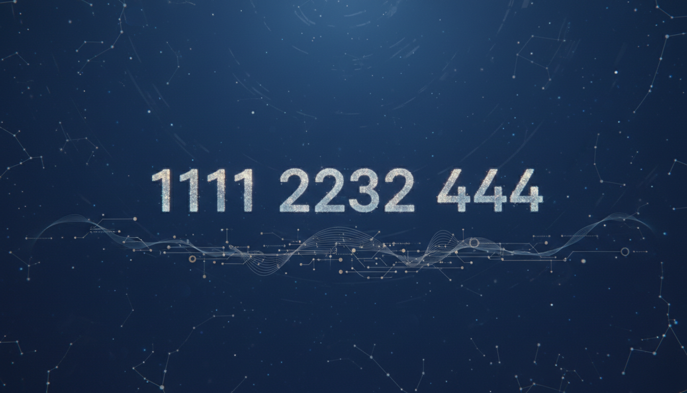 四桁のエンジェルナンバーとは？意味の読み解き方と代表例をやさしく整理