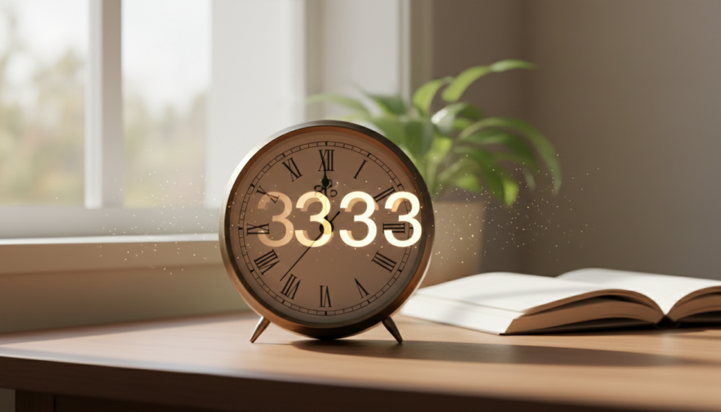 時計で見る「333」の意味｜エンジェルナンバーとしての受け取り方と行動ヒント