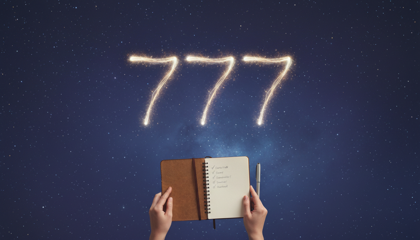 777エンジェルナンバーの「まもなく」ってどういう意味？見え方と今できる準備