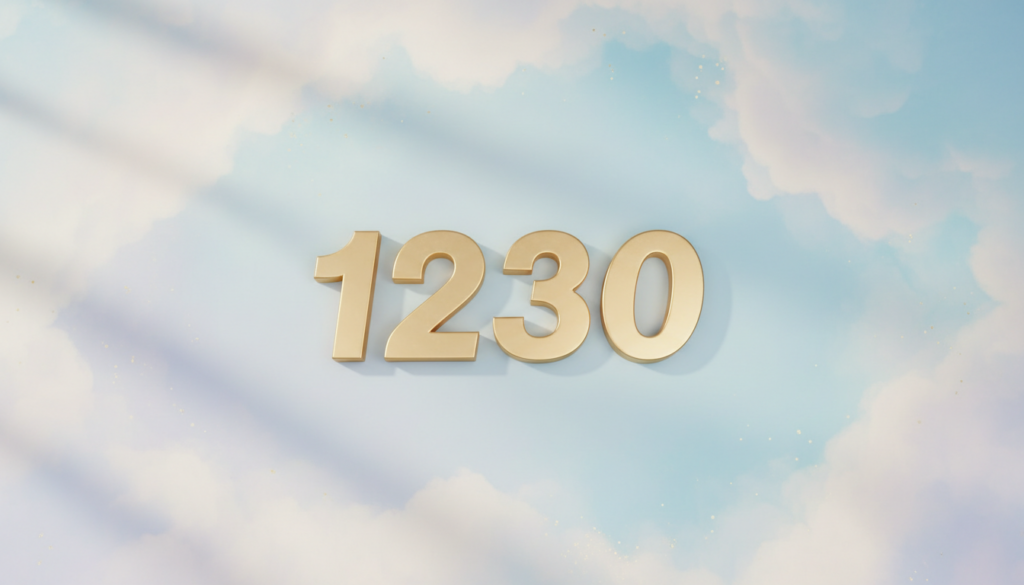 エンジェルナンバー1230の意味と受け取り方｜「変化の合図」をスタートダッシュに変えるコツ