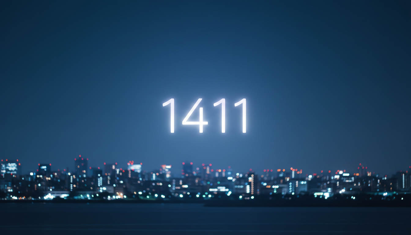 エンジェルナンバー1411の意味とメッセージ｜「はてな」で整理して、次の一歩を探す