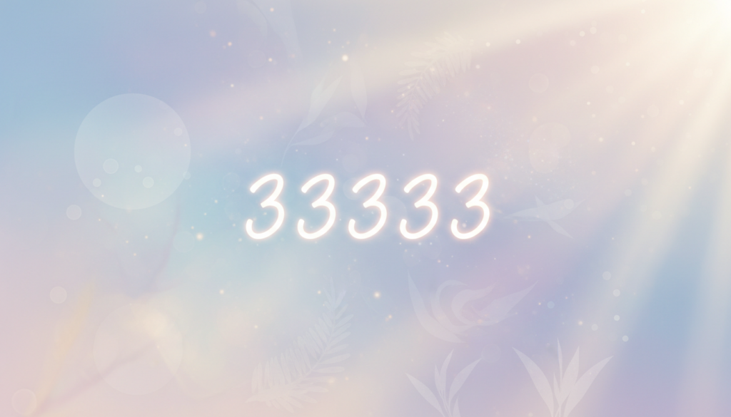 エンジェルナンバー33333の意味とメッセージ｜「始めるための整え方」