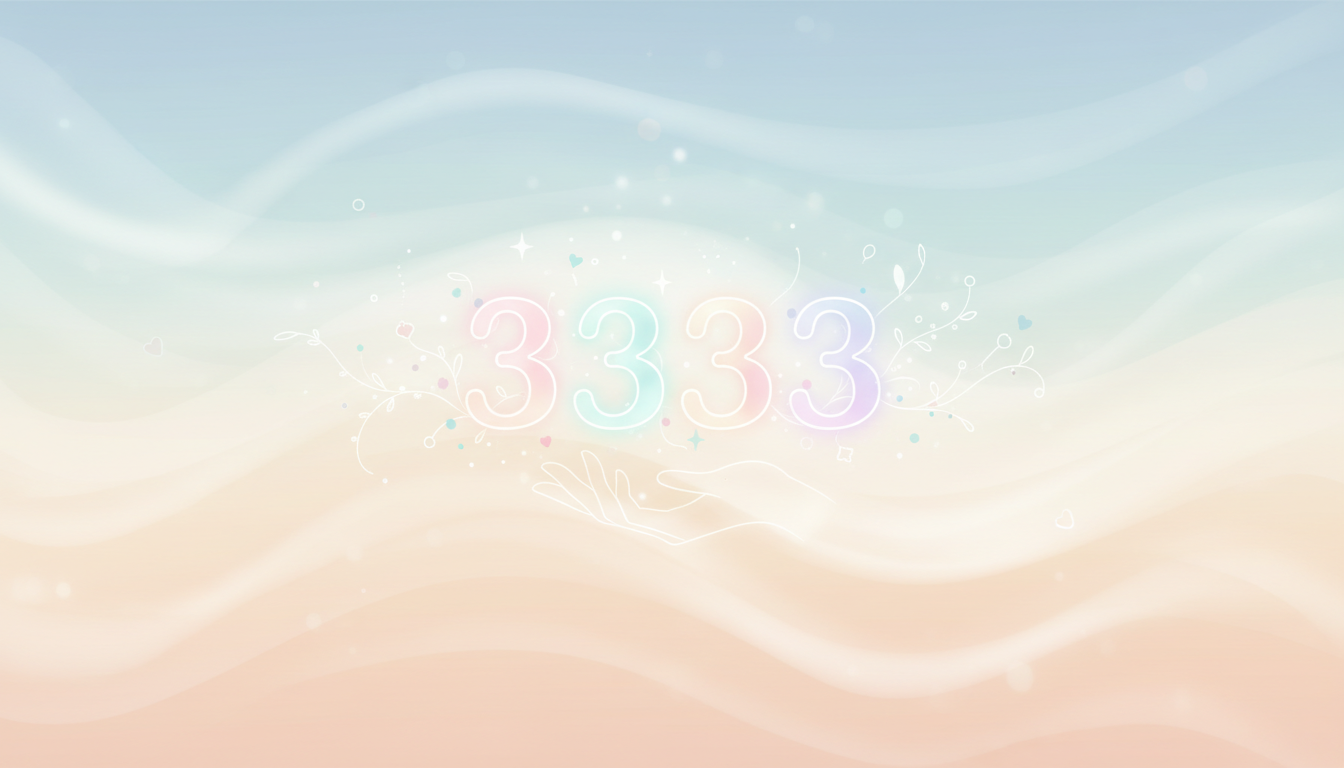 エンジェルナンバー3333が示すツインレイのサインとは？見え方の整理と受け取り方