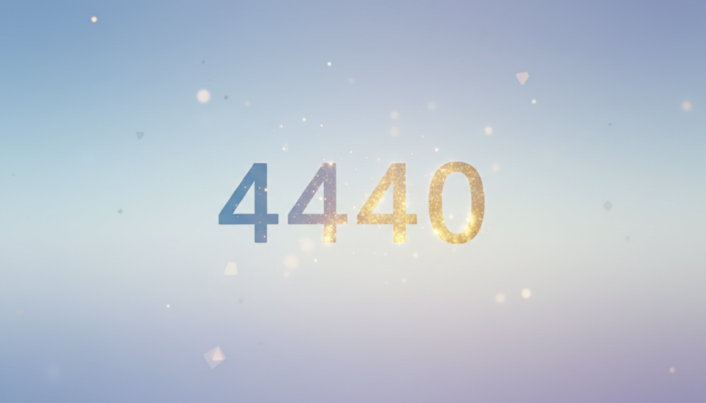 エンジェルナンバー4440の意味と読み方｜見たときにできる“スタート”の整え方