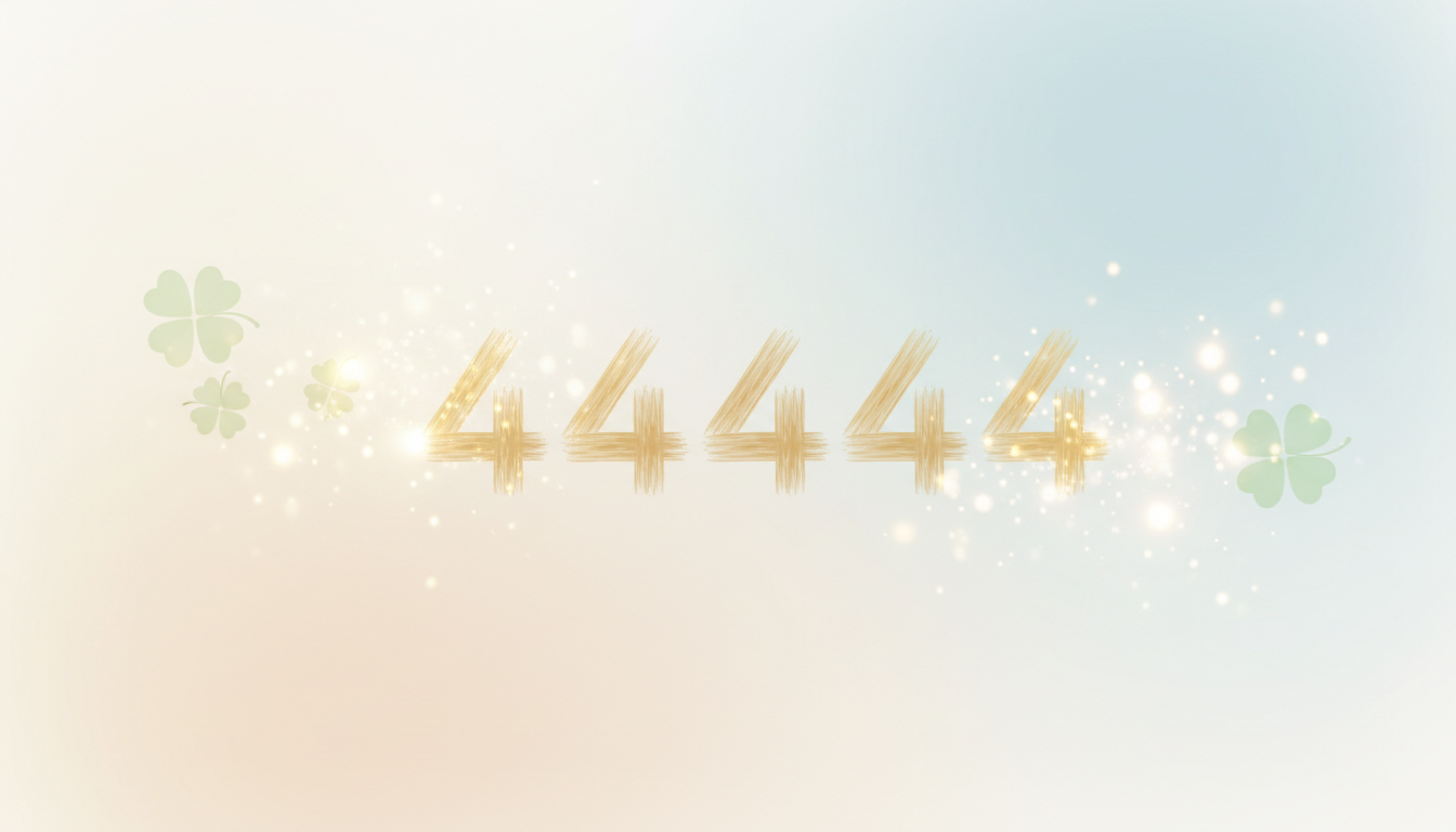 エンジェルナンバー44444の意味とは？「守護」と「スタートダッシュ」に関するやさしい解釈