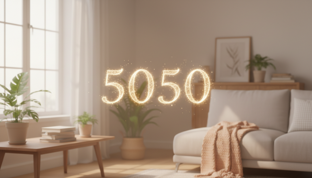 エンジェルナンバー5050とツインレイの「サイレント期」：意味の捉え方と落ち着いた対処法