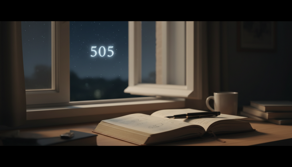 エンジェルナンバー505の意味とメッセージ｜変化の合図を「行動」にやさしくつなぐ見方