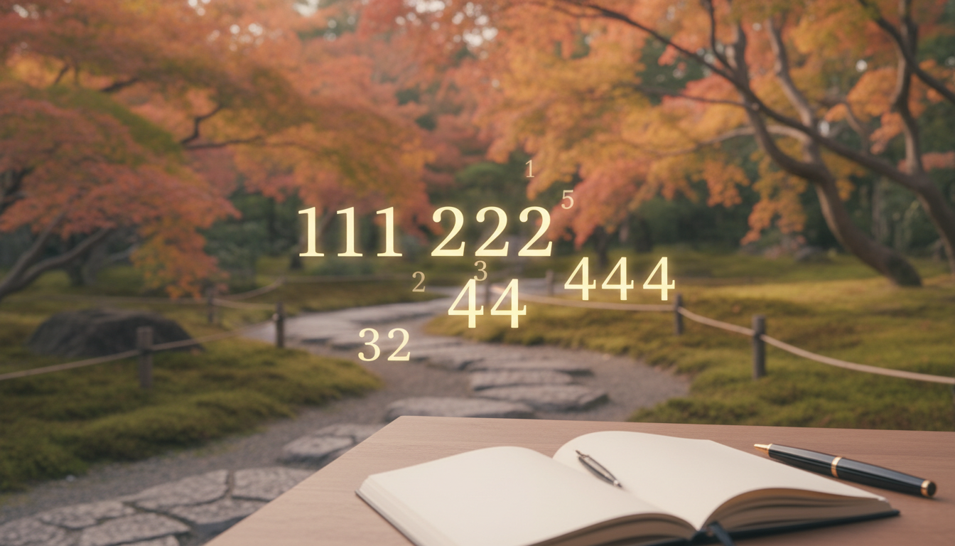 エンジェルナンバー「お金」が伝えること：数字の見方と行動に変えるコツ